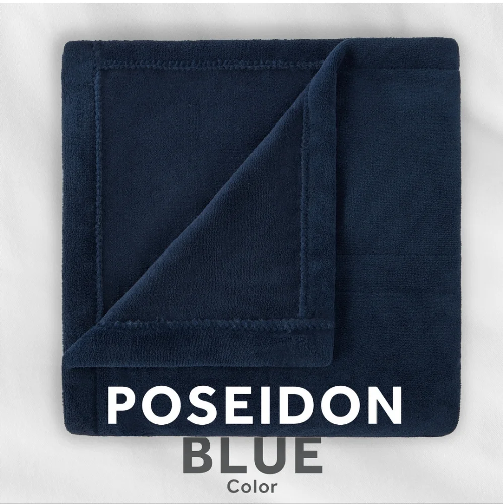 Sunbeam Throw Poseidon Microplush, Electric Blanket - Picture 3 of 7